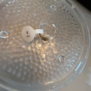 Wide Hammered Sterling Silver With Multi-Color Gold Thinner Bands Spinner Ring